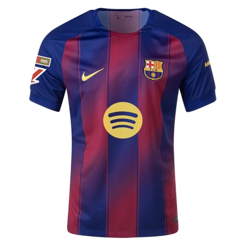 Barcelona YAMAL 2025/26 Home Kids' Jersey Set - Red/Blue