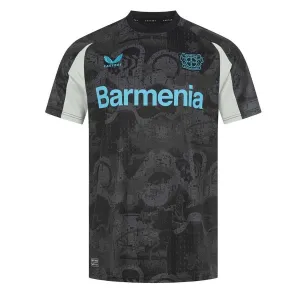 Bayer Leverkusen third away kit, black, 2024/25