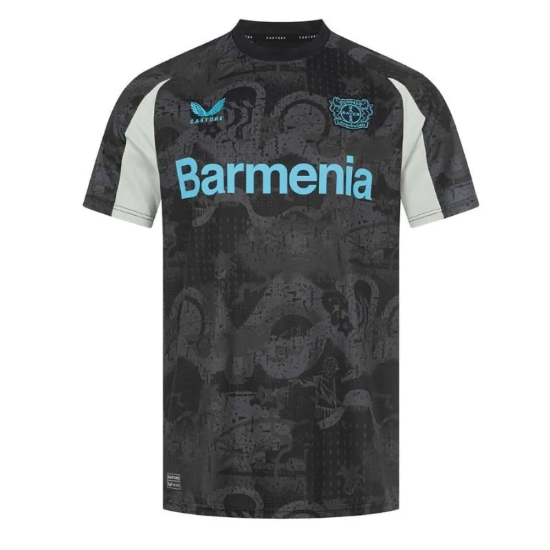 Terzo kit fuori casa del Bayer Leverkusen, nero, 2024/25