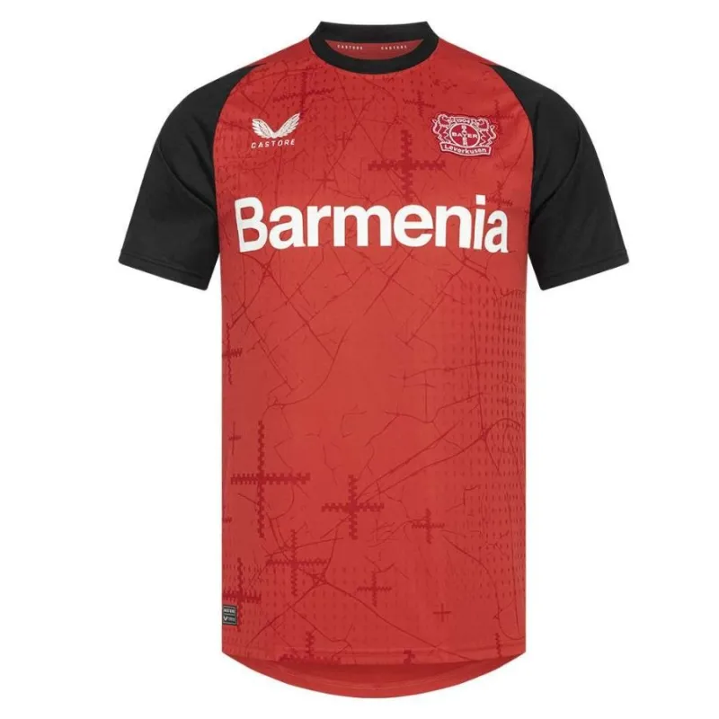 Maglia di casa per bambini del Bayer Leverkusen 2024/25 - Rossa
