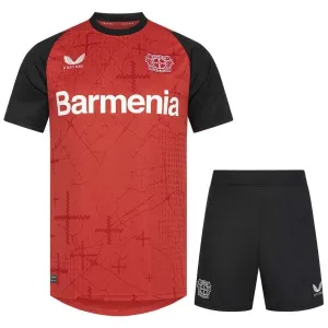 Bayer Leverkusen 2024/25 Kids' Home Jersey - Red