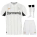 Maglia di trasferta per bambini del Bayer Leverkusen 2024/25 - Bianca