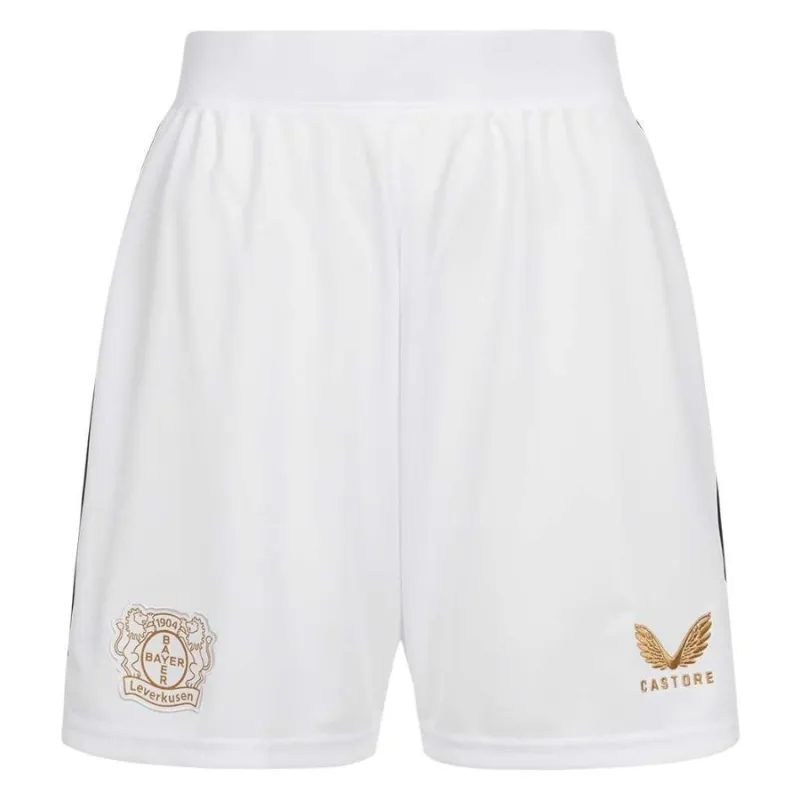 Maglia di trasferta per bambini del Bayer Leverkusen 2024/25 - Bianca