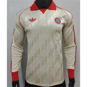 Maglia a maniche lunghe edizione giocatore della Bayern Munich 2024/25 - Colore crema