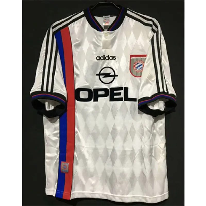 Jersey retro de visita del Bayern Munich 1996-1998 - Blanco