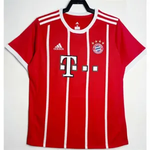 Maglia retro di casa della Bayern Munich 2017-18 - Rosso