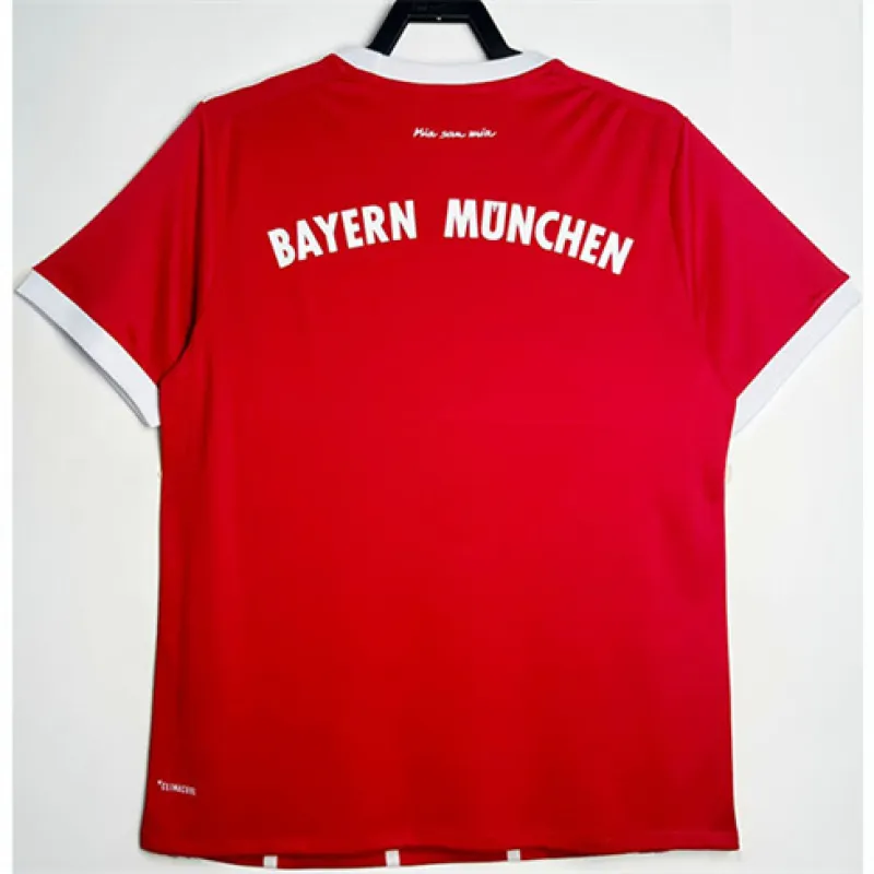 Bayern München 2017-18 Heim-Retro-Trikot - Rot