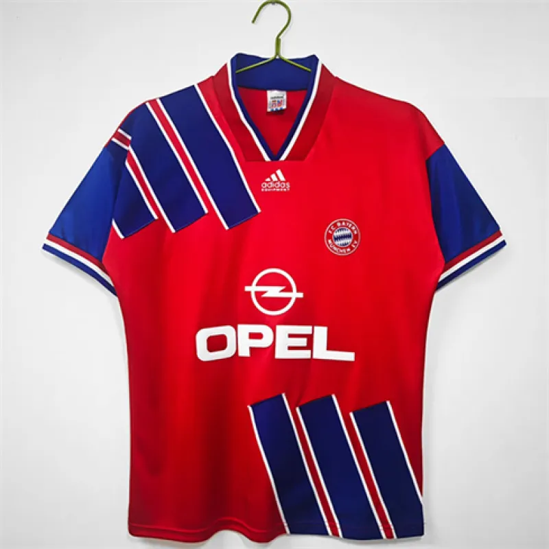 Bayern München 1993-95 Heim-Retro-Trikot - Rot