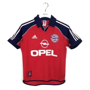 Bayern Munich 2000 - 2001 UEFA Champions League Home Retro Kit - Red