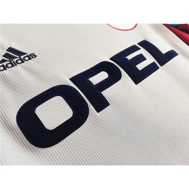 Bayern München 1998 - 1999 Auswärts-Retro-Trikot - Grau und Weiß