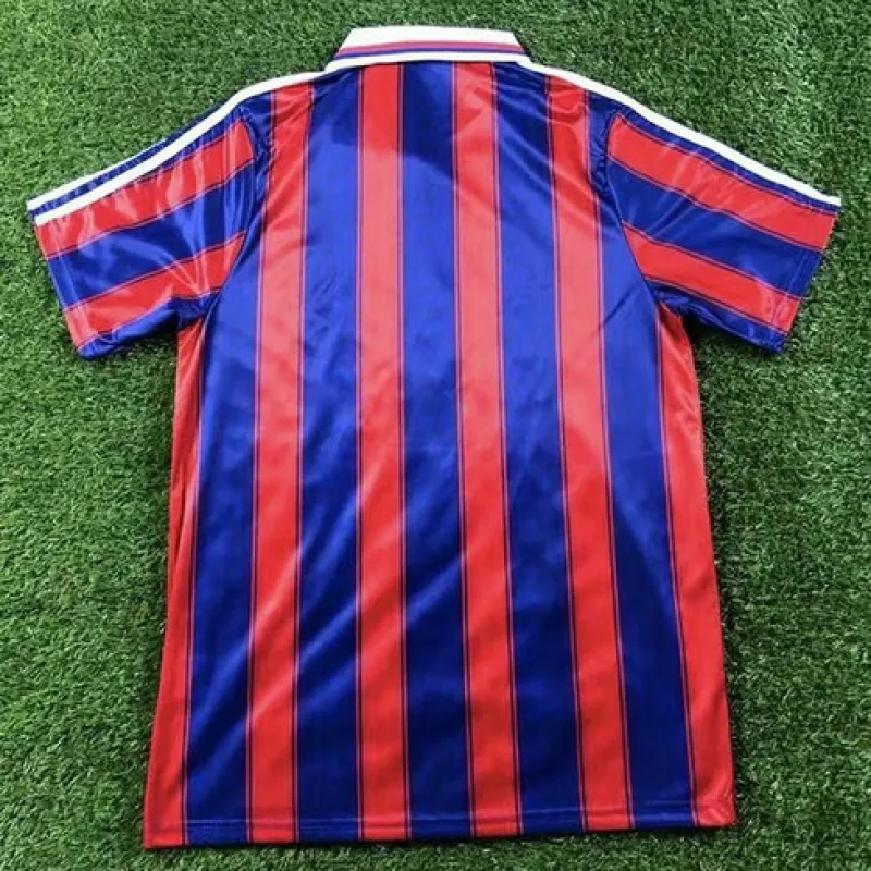 Bayern Munich 1995 - 1997 Home Retro Kit - Red and Blue