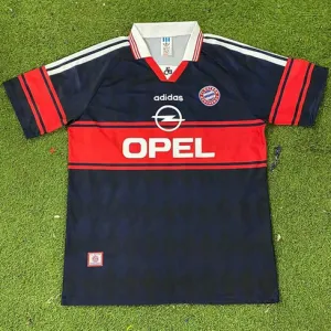 Bayern Munich 1997 - 1999 Home Retro Kit - Black