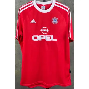 Maglia retro di casa della Bayern Munich 2000 - 2001 - Rosso