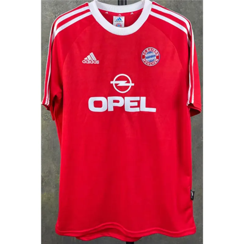 Jersey retro local del Bayern Munich 2000 - 2001 - Rojo
