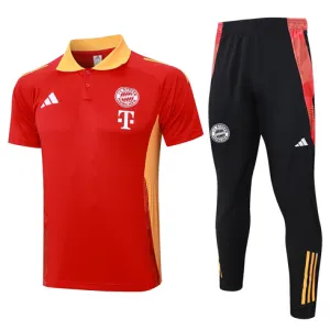 Polo da allenamento rosso della Bayern Munich 2024/25