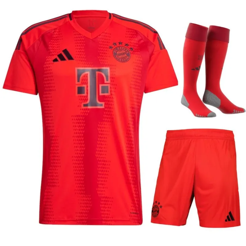 Bayern München 2024/25 Kinder Heimtrikot Set Replica - Rot