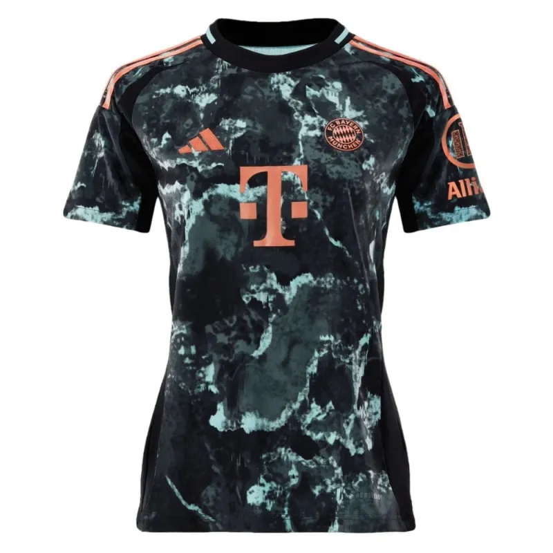 FC Bayern München 2024/25 Frauen-Auswärtstrikot - Fan-Version, Schwarz