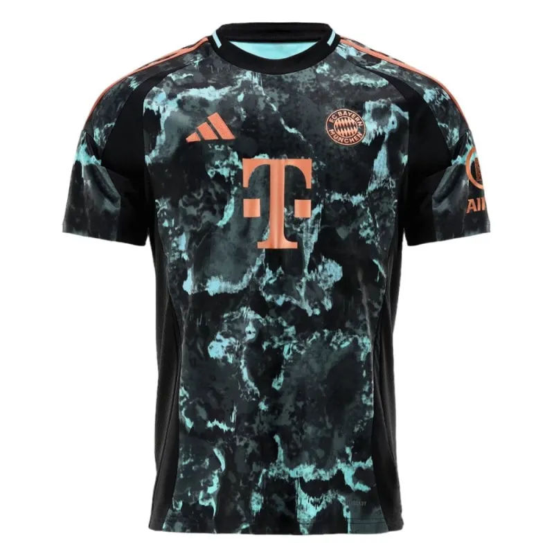 FC Bayern Munich 2024/25 Kids' Away Jersey - Player Version, Black