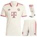 Kids' 2024/25 Bayern Munich Third Kit Set - Fan Version (Cream)