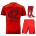 Kids' 2024/25 Bayern Munich Home Kit with Musiala - Fan Version (Red)