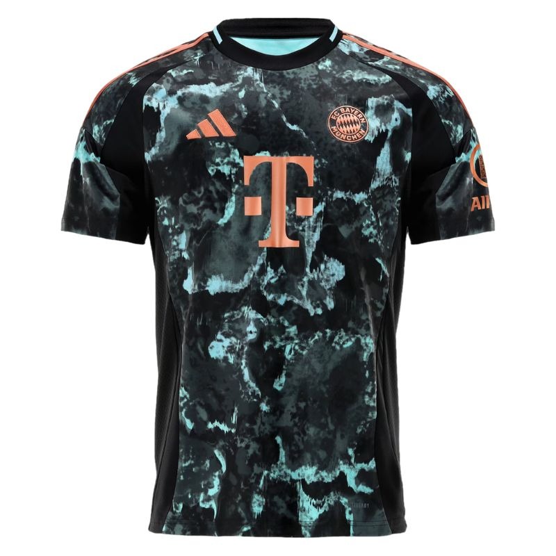 Kit Fuori Casa Junior Bayern Munich 2024/25 con Kimmich - Versione Tifoso (Nero)