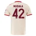 Kit Terza Junior Bayern Munich 2024/25 con Musiala - Versione Tifoso (Cremisi)