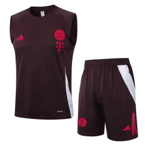 Maglia a maniche corte dell'FC Bayern Munich 2024/25 - Versione giocatore stellare, Marrone scuro