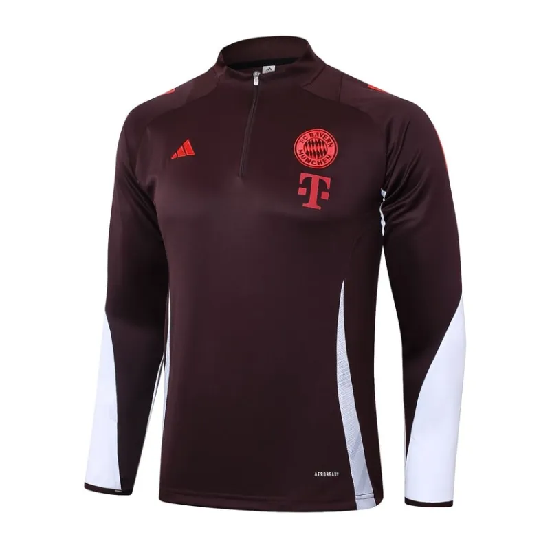 Tuta d'allenamento del FC Bayern Munich 2024/25 - Rosso scuro