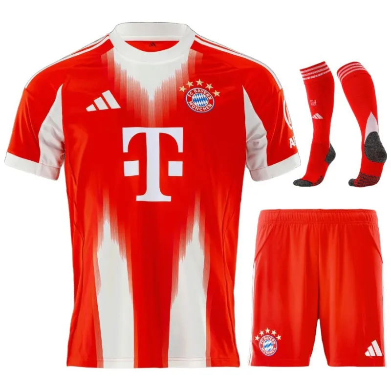 Bayern Monaco Bambini 2025/26 Kit di casa - Rosso