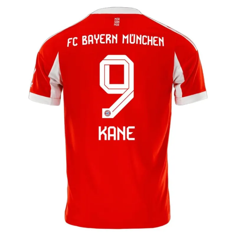 Bayern Munich KANE 2025/26 Home Jersey - Red