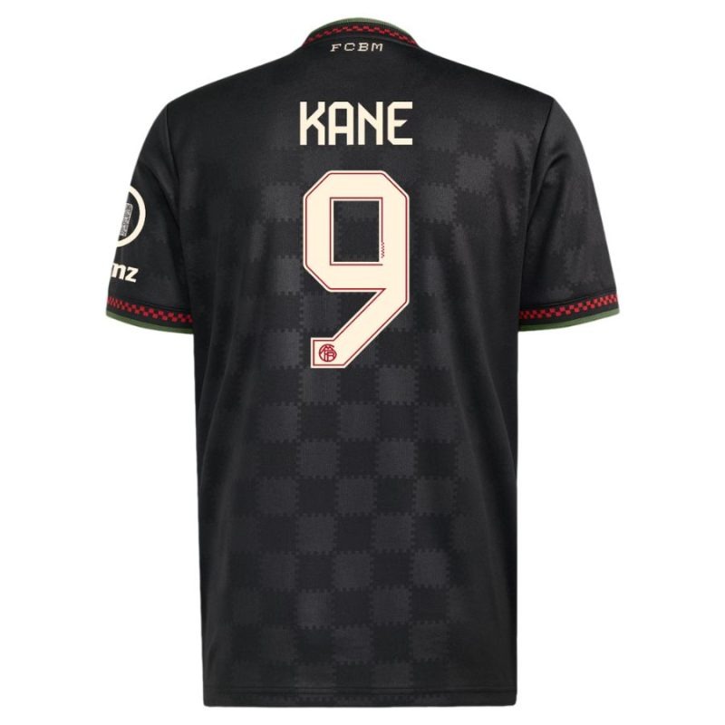 Bayern Munich KANE 2025/26 Third Jersey - Black