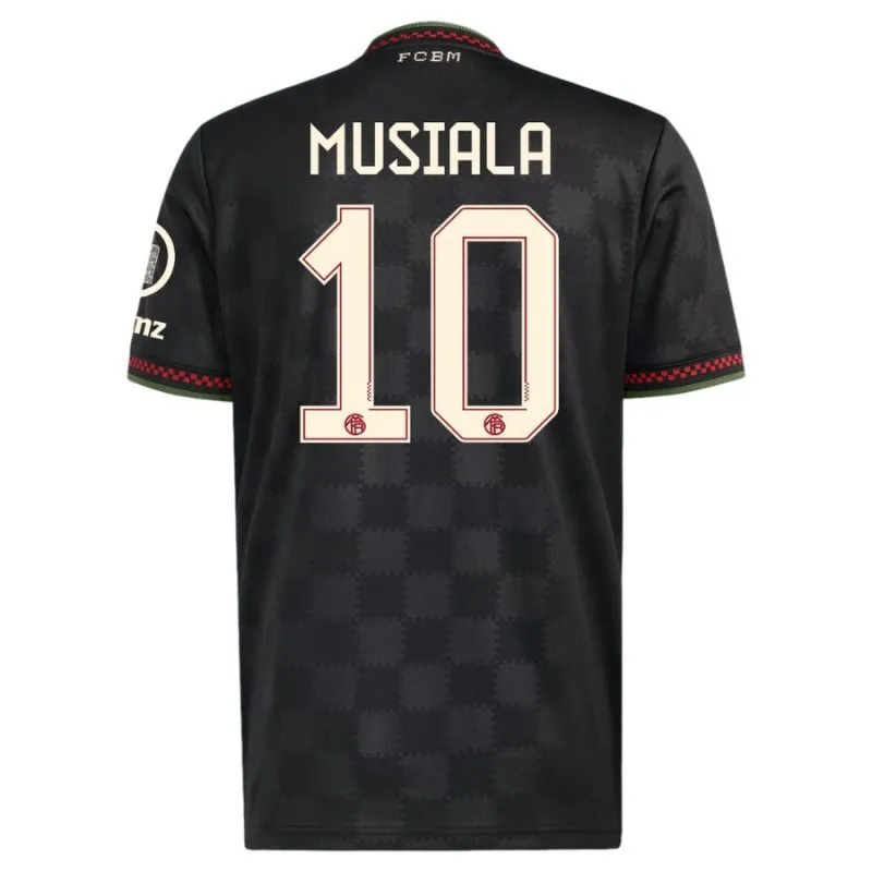 Bayern Monaco MUSIALA Maglia Terza 2025/26 - Nero