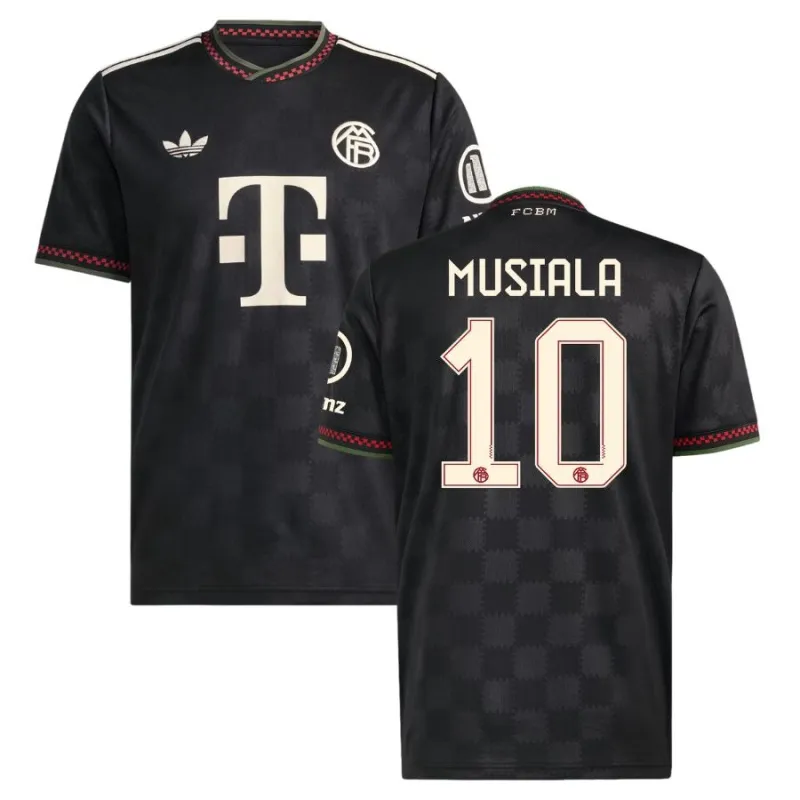 Bayern Monaco MUSIALA Maglia Terza 2025/26 - Nero