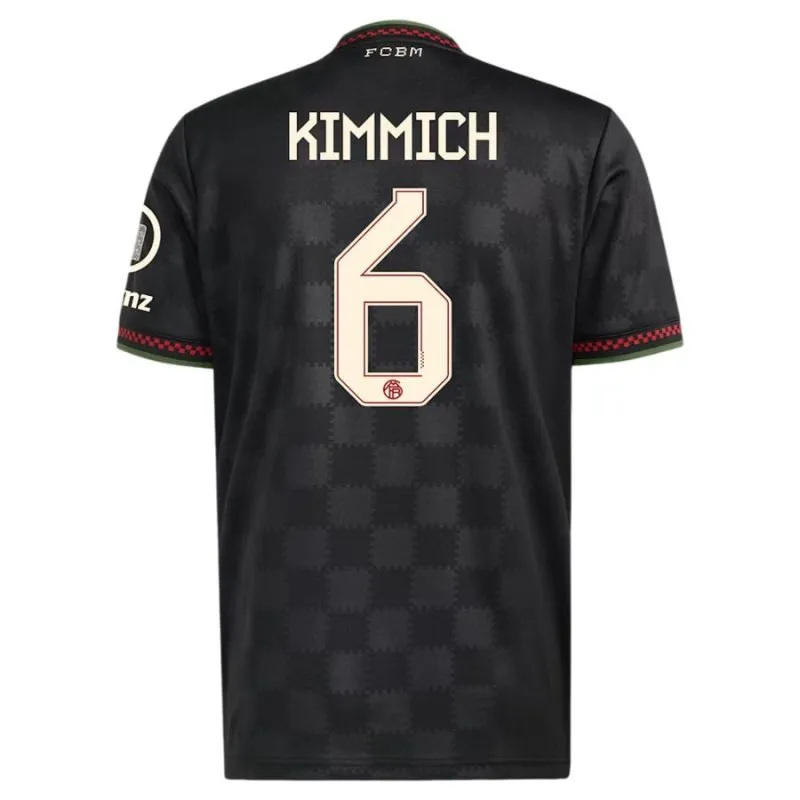 Bayern Monaco KIMMICH 2025/26 Terza Maglia Bambino - Nero