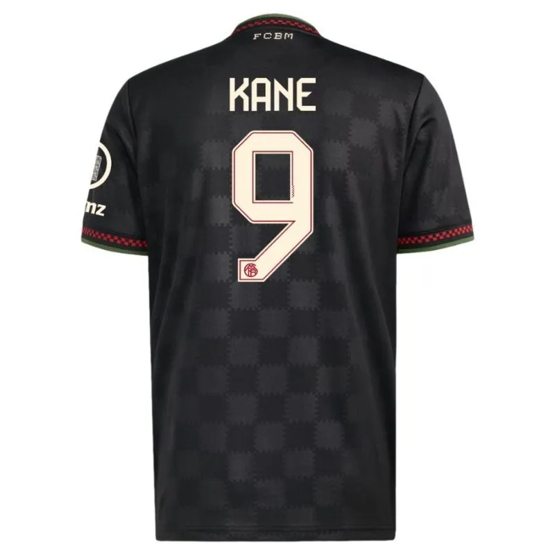 Bayern Monaco KANE 2025/26 Terza Maglia Bambino - Nero