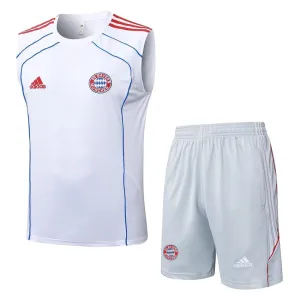 Bayern Monaco 2025/26 Set Pantaloncini e Canotta - Bianco