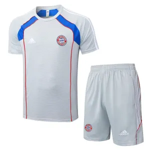 Bayern Monaco 2025/26 Maglia da allenamento + Pantaloncini - Grigi