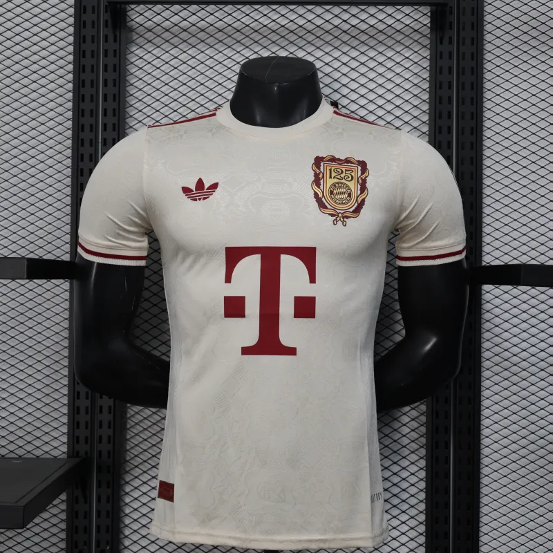 Bayern Munich 2025/26 Anniversary Edition Player Jersey - White