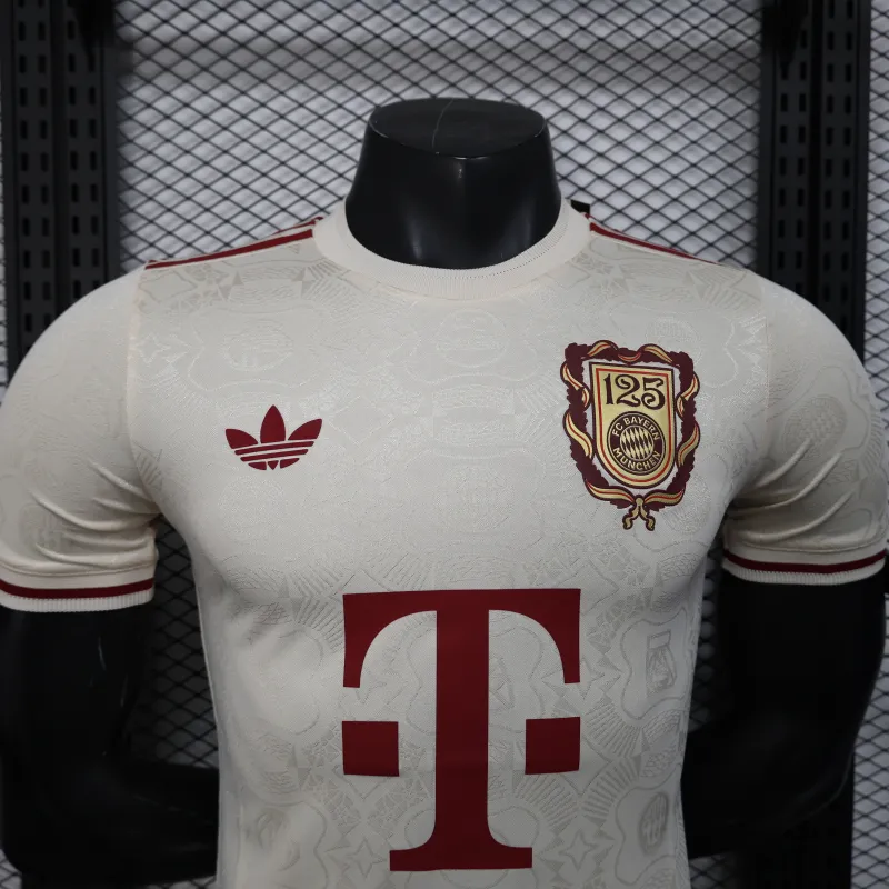 Bayern Munich 2025/26 Anniversary Edition Player Jersey - White