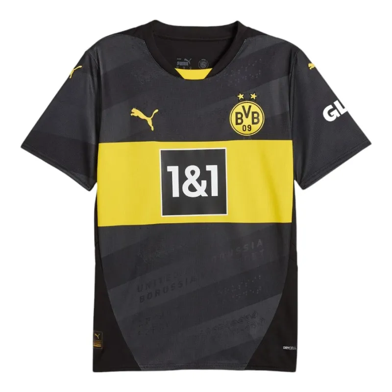 Borussia Dortmund 2024/25 Away Kids Replica Jersey - Black