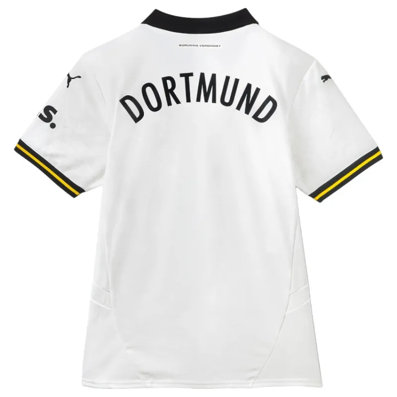 Borussia Dortmund 2024/25 Kids Third Replica Jersey - White