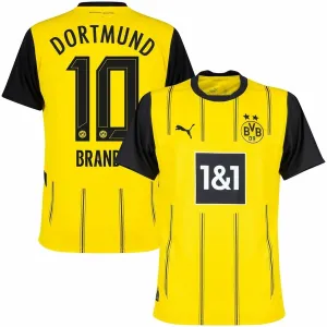 BRANDT Borussia Dortmund 2024/25 Home Replica Jersey - Yellow