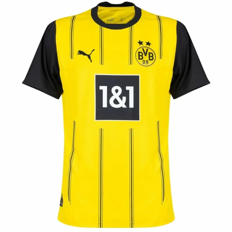 Kids' 2024/25 Borussia Dortmund Home Kit with Reus - Fan Version (Yellow)
