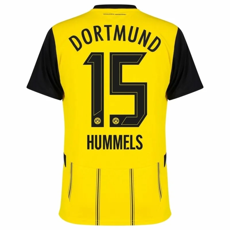 Kit Casa Junior Borussia Dortmund 2024/25 con Hummels - Versione Tifoso (Giallo)
