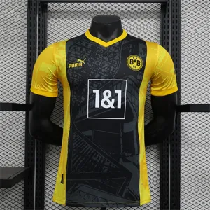 Borussia Dortmund version joueur 2024/25 de maillot noir