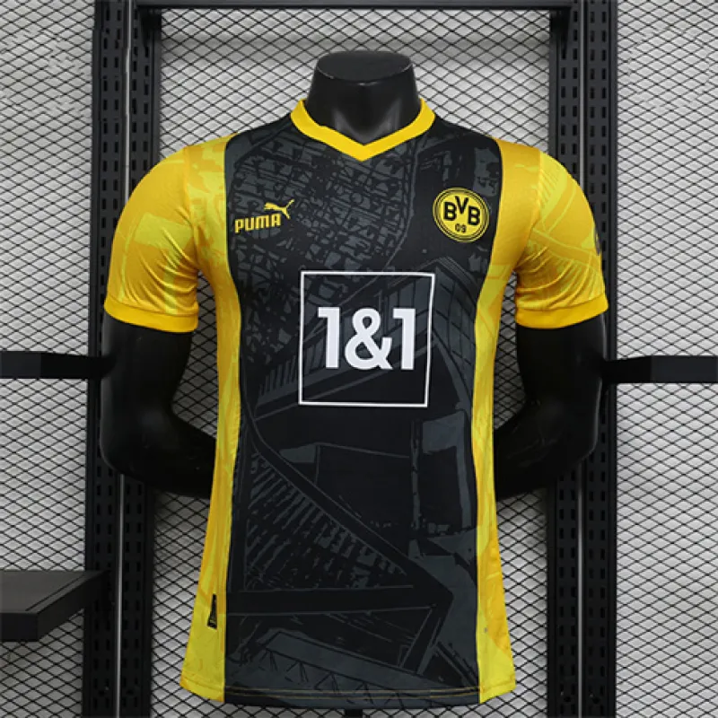 Borussia Dortmund version joueur 2024/25 de maillot noir
