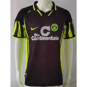 Borussia Dortmund maillot d'extérieur 1996 - 97 retro, noir
