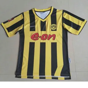 Borussia Dortmund maillot domicile rétro 2000, jaune