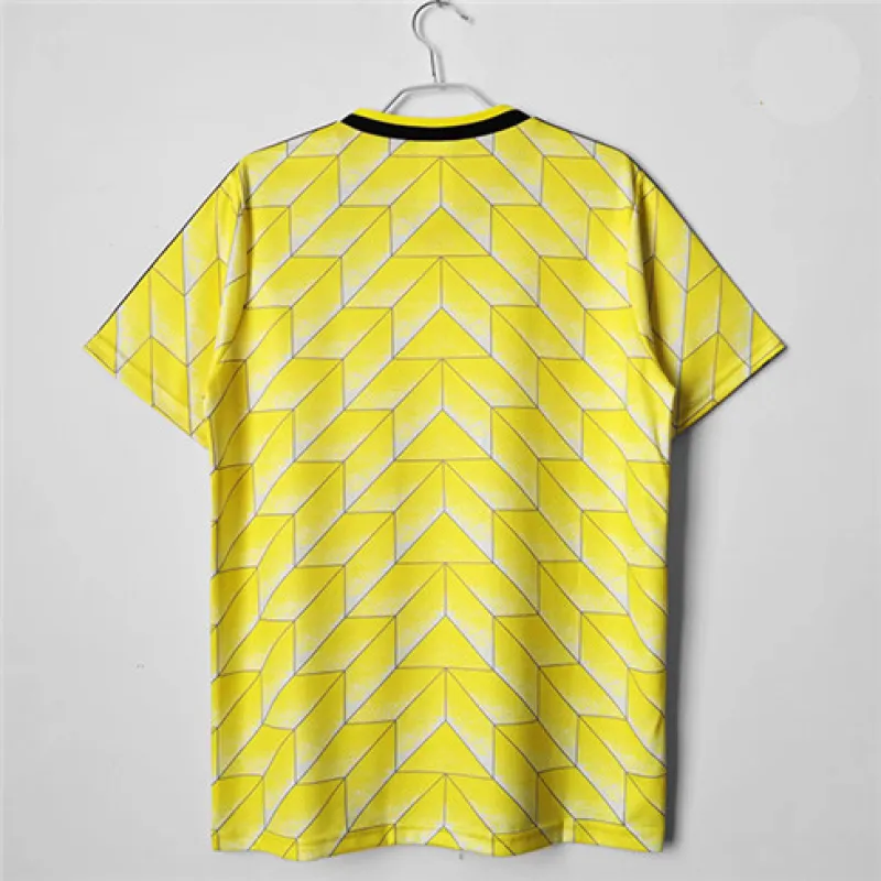 Borussia Dortmund maillot domicile rétro 1988, jaune