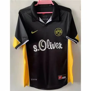 Borussia Dortmund maillot d'extérieur rétro 1998, noir